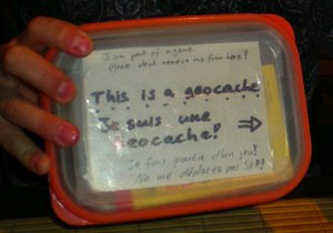 geocache1 20080915 225950 Le jeu web participatif dans le monde réel : Qu’est ce que le geocaching ?